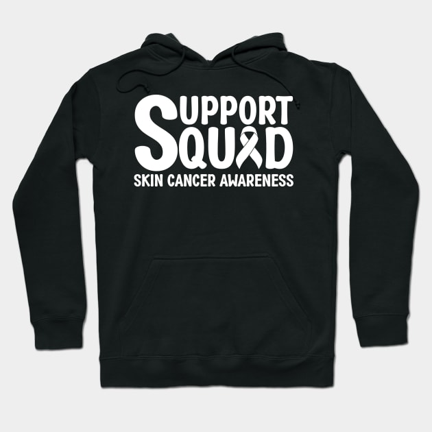 Support Squad Skin Cancer Awareness Hoodie by Geek-Down-Apparel